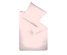 Fleuresse G-009200-4040-0200 Interlock Jersey Drap de lit Couleurs Uni 155 x 200 cm Rose