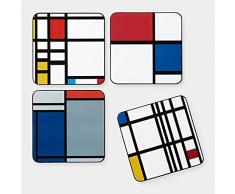 MOMA Dessous de Verre Multicolore Taille Unique