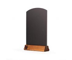 Chalkboards UK Tableaux Noirs avec Socle pour Dessus de Table - Bois - Noir - 31Â x 21Â x 4Â cm