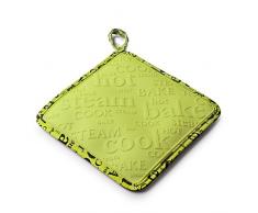 Zeal Silicone Hot Pot de Tapis et Support Script, Coton, Citron Vert, 34Â x 28Â x 1.5Â cm