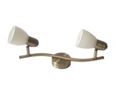 Rabalux 6307 Spot, Verre, E14, Bronze, 2-flammig