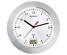 Bresser Horloge murale MyTime Bath RC fond blanc