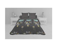 Soleil docre Chimere Couette, Polycoton, Gris, 220 x 240 cm