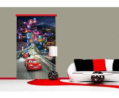 AG Design Disney Cars Tokyo Chambre denfant Rideau Occultant Regroupez-Les, Multicolore, 140Â x 245Â cm