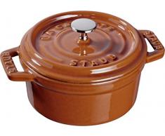 Staub 40511-365-0 Mini Cocotte Ronde Fonte Cannelle 10 cm
