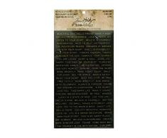 Tim Holtz Citations mÃ©tallique Stickers, Multicolore