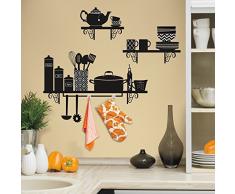 Room Mates 54251 Stickers murauxEtagère de cuisine, Multicolore, 48 x 8 x 8 cm