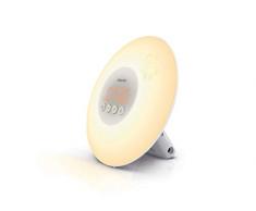 Philips Wake-up Light pour Kids HF3503/01 (LED, veilleuse, bouton lumineux, stickers) Blanc