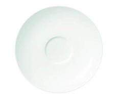 Villeroy & Boch Twist piattotazza Caffe/TE, 14Â cm, Premium porcelaine, blanc, 13.61Â x 13.61Â x 5.807Â cm
