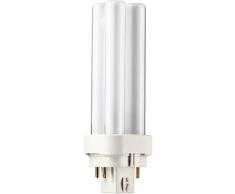 Ampoule Philips PL-C 10Â watts 827, blanc chaud extra 4P G24q-1