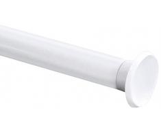 Gelco JB2152002 Barre de Douche TÃ©lescopique Ã Ventouses Aluminium Blanc 79 x 4,7 x 4 cm