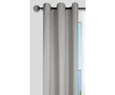 Lovely Casa R64689028 Nelson Rideau Åillets Polyester Mastic 240 x 135 cm