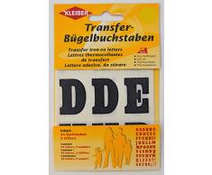 Kleiber Lettres transfert textile au fer à repasser 3,5 x 2,5 cm