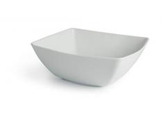 Excelsa White Home Saladier carrÃ© 23Â x 23Â cm, Porcelaine, Blanc