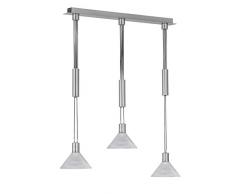 Wofi 743603640000 Maine Suspension E14 4 W Nickel Mat 80 cm