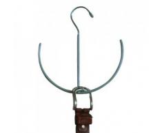 MSV 348 Cintre pour Ceintures MÃ©tal Plastifie/RevÃªtement PVC Bleu 22 x 21 x 0,1 cm