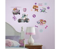 Pat Patrouille 539134 Stella & Everest Autocollant Multi-Eléments Repositionnable Multicolore 3,8 x 0,2 x 31 cm