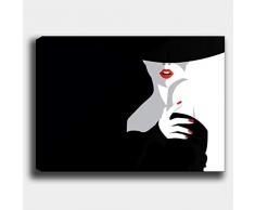 Bonamaison Peinture sur toile, multicolore, 30 x 40 cm - ConÃ§u et fabriquÃ© en Turquie