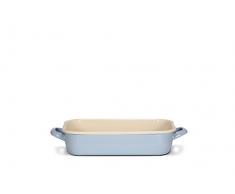 KRÃGER 14126PAB Plat á Four Sylt 26 cm, Ãmail sur lAcier, Bleu Pastel, 41x29x11 cm