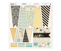 Banc de Parc 12 x 30,5 cm Fancy Pants Designs Bannière Die-Cuts