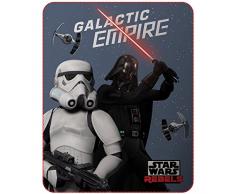 Star Wars Plaid Polyester, Gris, 110x140 cm