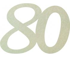 Petras Bastel News A-GEF3380-02 Décoration de Noël en Forme de Cloche Crème 18 x 12 x 3 cm