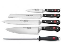 Wüsthof TR9746 Classic Coffret 4 Couteaux de Cuisine + Fusil à Aiguiser