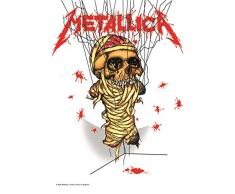 Heart Rock Drapeau Original MÃ©tallique One en Tissu, Multicolore, 110 x 75 x 0,1 cm