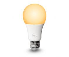 Innr E27 ampoule LED connectée Blanc réglable, 2200K - 5000K, Philips Hue* & Alexa compatible (hub connecté requis) RB 178 T