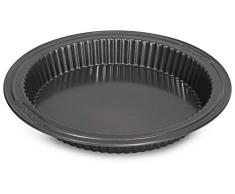 Guardini 15806 Elite, Moule à Tarte 26cm, Acier Grande épaisseur avec Revêtement Anti-Adhérent Performant, Couleur Gris