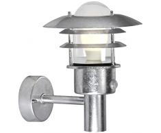 Nordlux Lonstrup-22Â Sensor galvanisÃ© Applique murale