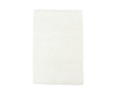 Thedecofactory 550921 Tapis Blanc 55X85 Coton Chenille, 85 x 55 x 1,5 cm
