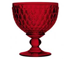 Villeroy & Boch 11-7309-0080 Boston col. flûte Red, Magnifique Extravagant pour Champagne et Mousseux, Verre Cristal, Rouge, 400 ML