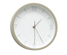 Deknudt Frames K103K7CL Horloge Rond Bois Taupe DiamÃ¨tre 25 cm