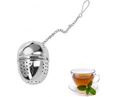 Westmark 15362280 Oeuf Ã thÃ© Ovale, Acier Inoxydable, Argent, 4 cm