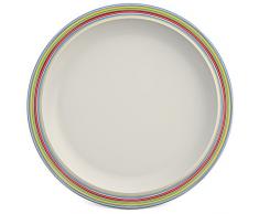 Ornamin Assiette Plate Ã 26 cm Bord Multi MÃ©lamine (ModÃ¨le 504) / assiette de camping, assiette rÃ©utilisable
