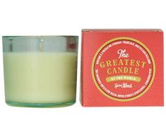 The Greatest Candle in the World TG075SP Bois Epicé Bougie dans Verre Recyclé Cire Végétale Lot de 2