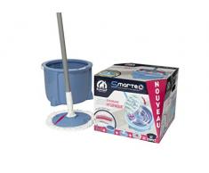 ELEPHANT â Kit compact Smarteo+ â Nettoyage sol et plinthes â ContientÂ : 1 balai espagnol Ã systÃ¨me rotatif, 1 housse en microfibre, 1 seau avec essoreur hygiÃ©nique intÃ©grÃ©
