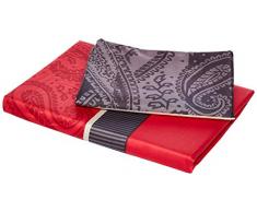 Kleine Wolke 6162453952 Cambridge Parure de lit 2 pièces Rubis 135 x 200 cm