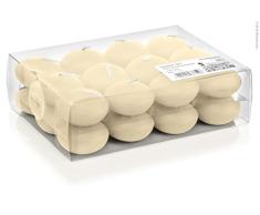 Wiedemann 569007.073 Bougies flottantes, Cire, Bisquit, 2,5 x 4 cm