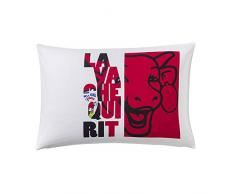 Coucke Housse de Coussin, Rouge, 40 x 60 cm