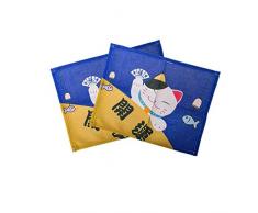 lachineuse 2 Dessous de Table Japonais - Modèle Chat Porte Bonheur