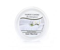 Yankee Candle coupelle de cire Â«Â Serviettes moelleusesÂ Â» pour diffuseur Scenterpiece, blanche