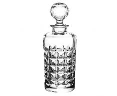 Crystelle aljulia Carafe à Whiskey, Verre, 700 ML, 10 x 10 x 27 cm