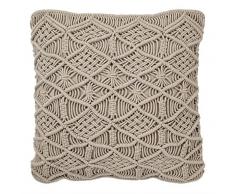 Dutch Decor Coussin Myrthe 45x45 cm Sable - Coussins DÃ©co - Oreiller DÃ©coratif - DÃ©houssable - ZippÃ©