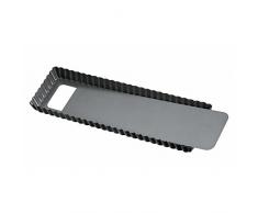 Kaiser 2300637457 Moule à Tarte aux Fruits/Quiche La Forme Plus 35x13cm, Tôle Mince, Noir, 28 x 28 x 18 cm