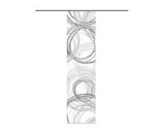 Home Fashion 87372-796 Kingston Flammé Panneau Japonais Polyester Noir/Blanc 245 x 60 cm