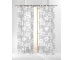 Martina Home ulhm Rideau avec Oeillets, Tissu, Gris, 29Â x 2Â x 38Â cm