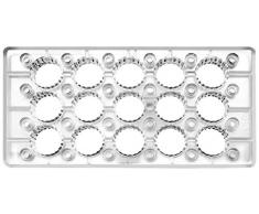 Ibili 799305 Redondo Rizado Moule pralinÃ© magnÃ©tique Polycarbonate Clair 30 x 14 x 2 cm