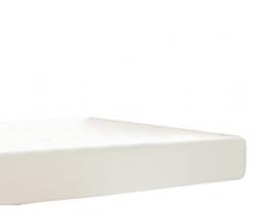 Blanc des Vosges Uni Jersey Drap housse extensible Coton Coquille 70x190 cm Ã 80x200 cm